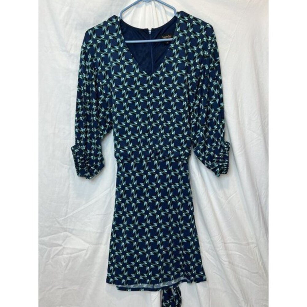 Laundry by Shelli Segal Geometric‎ print dress Dress Size 0 Belted